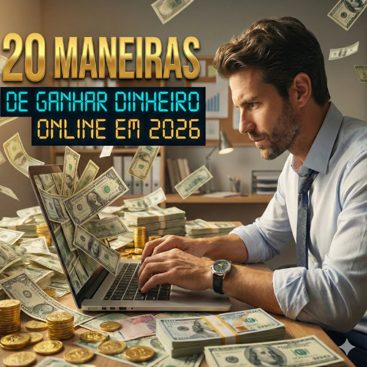 20 Maneiras de Ganhar Dinheiro Online em 2026