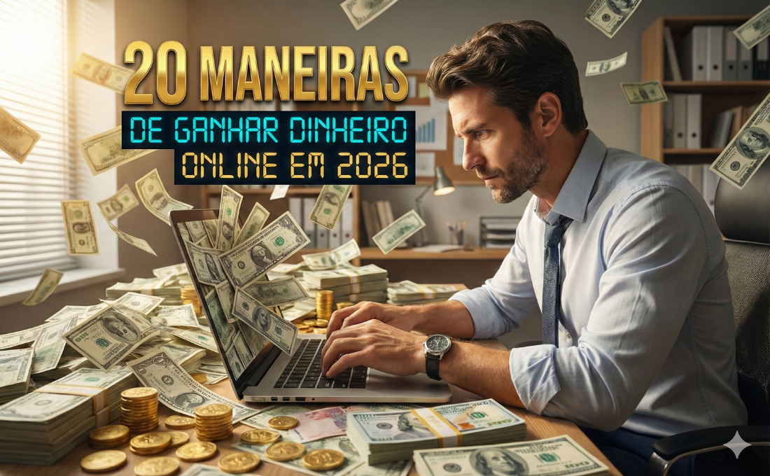20 Maneiras de Ganhar Dinheiro Online em 2026 (Sem Golpes!)