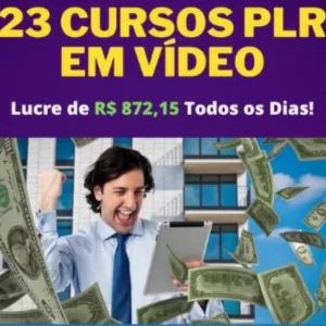 23 Cursos PLR em Vídeo com Direito de Revenda