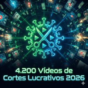 4.200 Vídeos de Cortes Lucrativos 2026