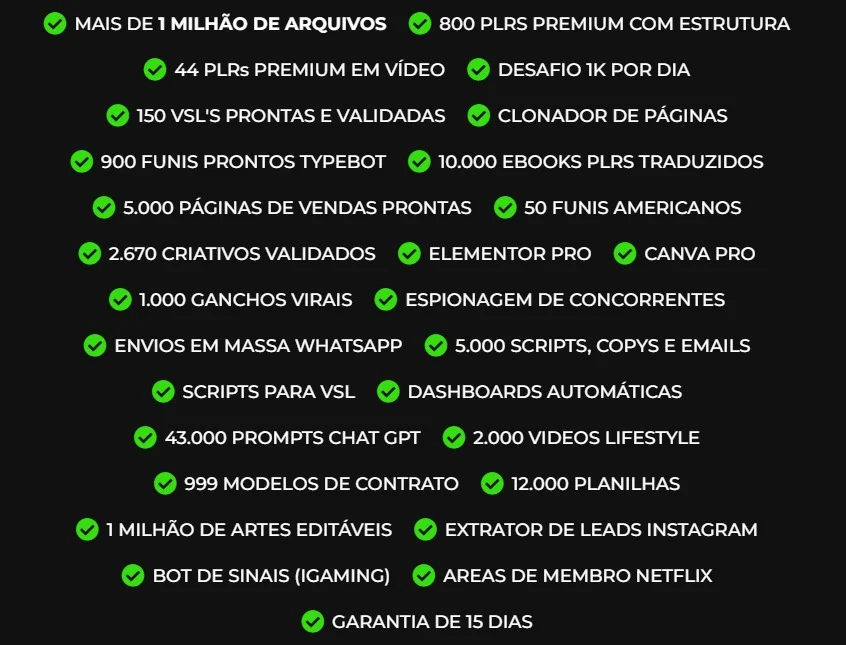 PACOTE Milionário (2)