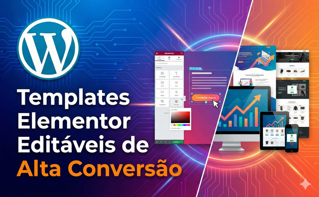 Templates Elementor Editáveis de Alta Conversão