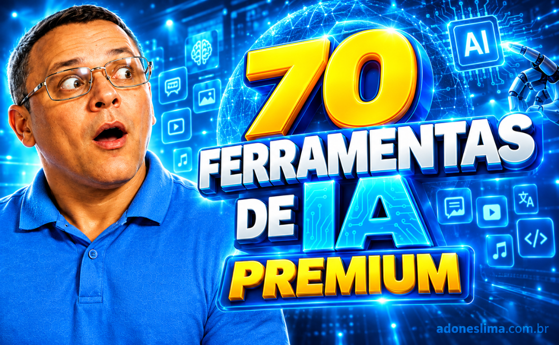 70 Ferramentas de IA PREMIUM Em Um Só Lugar