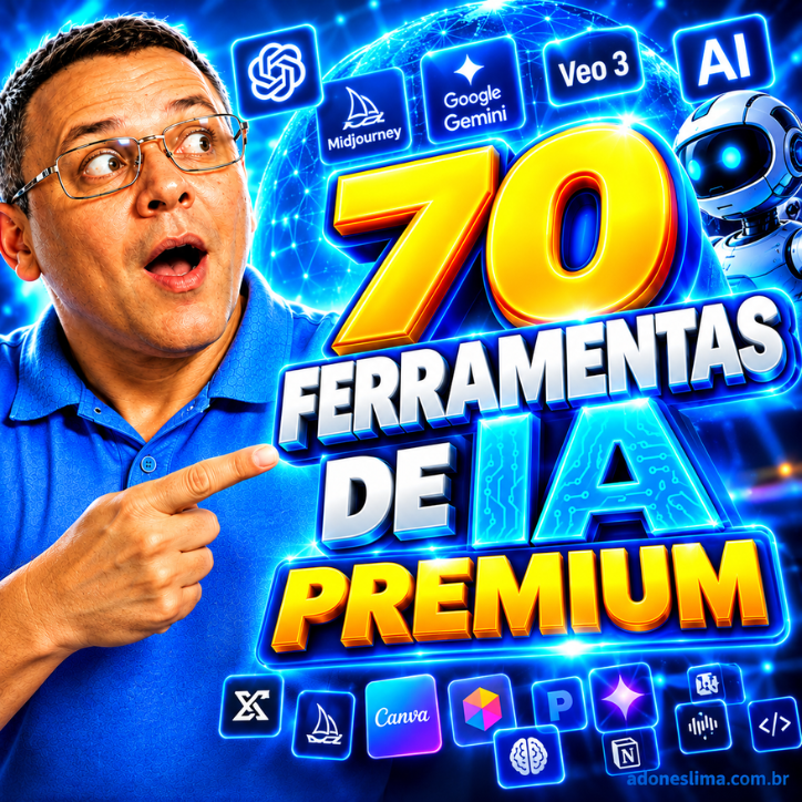 70 Ferramentas de IA PREMIUM