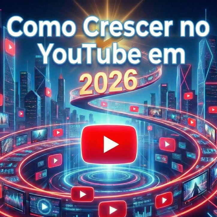 Como Crescer no YouTube em 2026 (Guia Rápido)