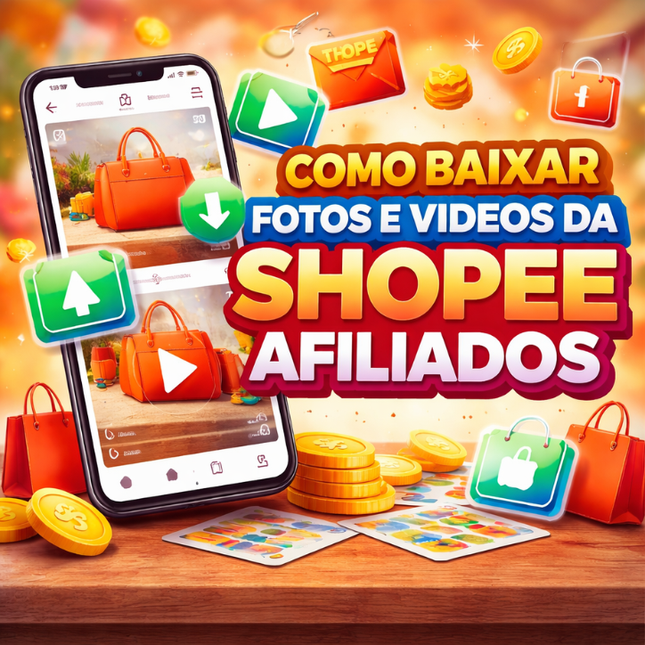Como Baixar Fotos e Vídeos da Shopee Afiliados (1)