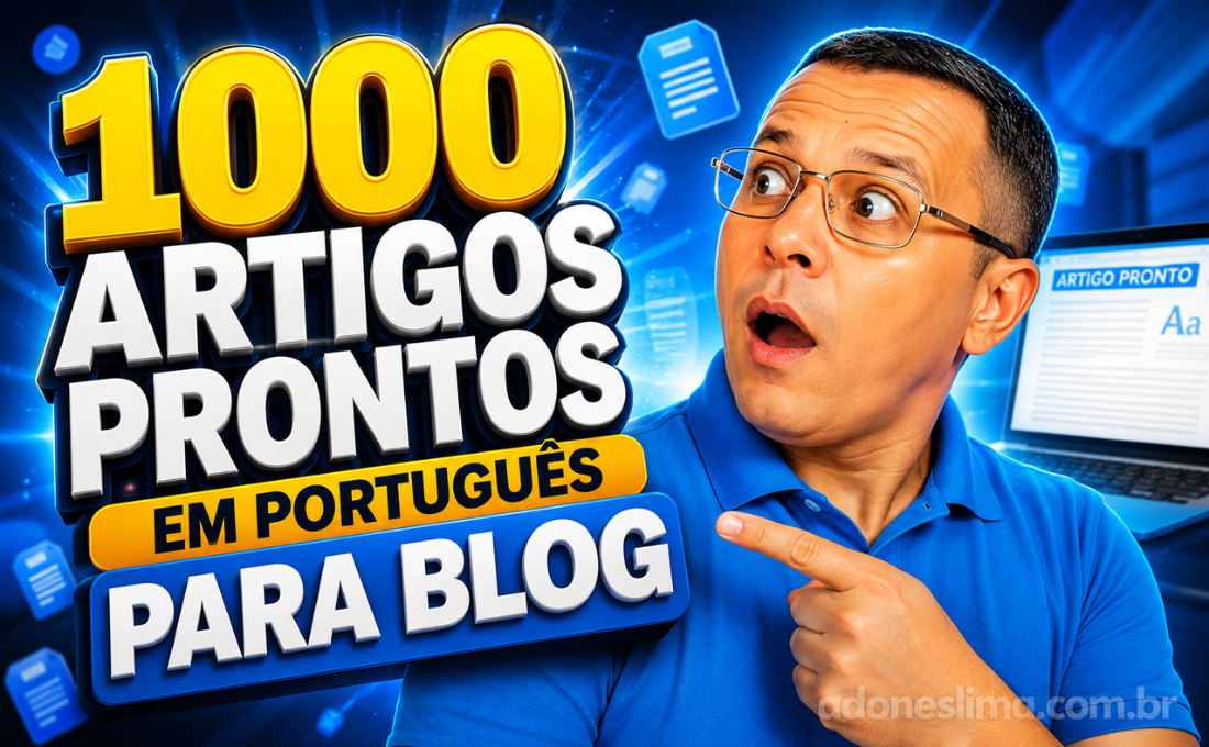 1000 Artigos Prontos em Português para Blog