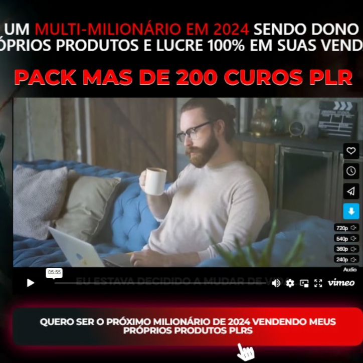 Pacote PLR com Mais de 200 Cursos