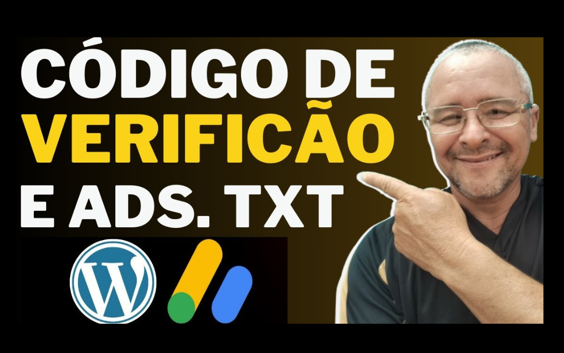 Como Adicionar Código TXT do GOOGLE ADESENSE no WORDPRESS