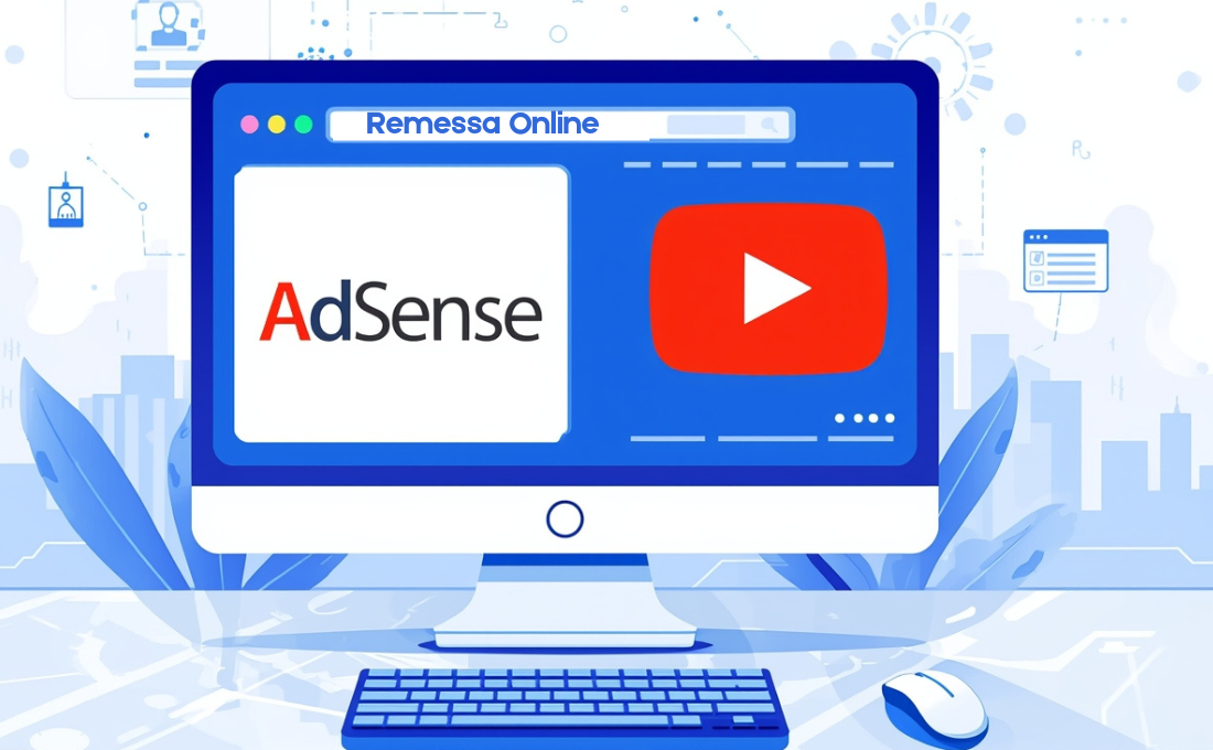 AdSense Remessa Online e Youtube Guia Rápido 2025