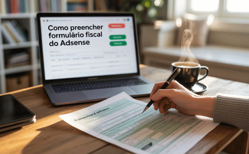 Preencher Como Preencher Formulário Fiscal Do AdSense