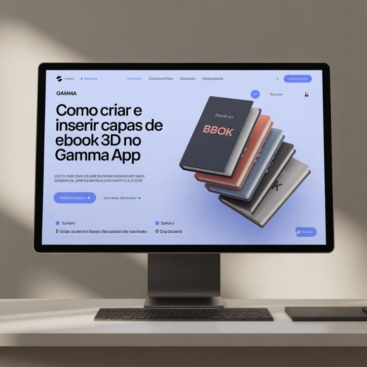 Como Criar e Inserir Capas de Ebook 2D e 3D no GAMMA APP (1)
