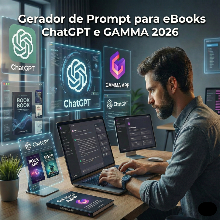 Gerador de Prompt para eBooks ChatGPT e GAMMA