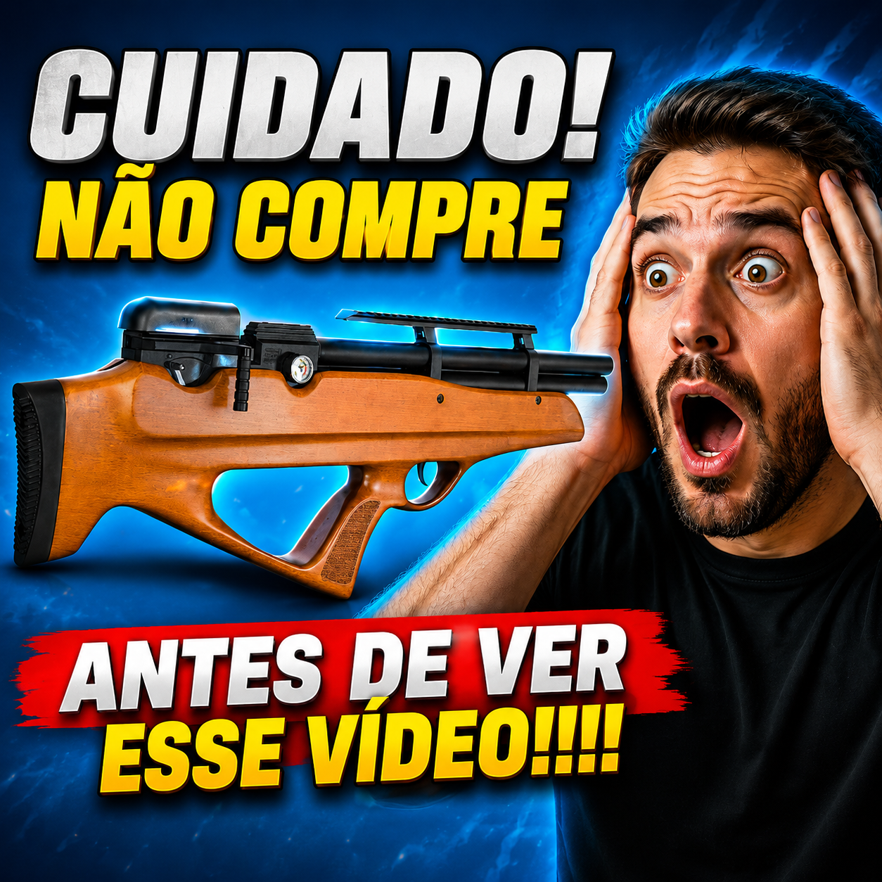 CARABINA de Pressão PCP BEHEMOTH PS-R3-SF 5,5mm Funciona?