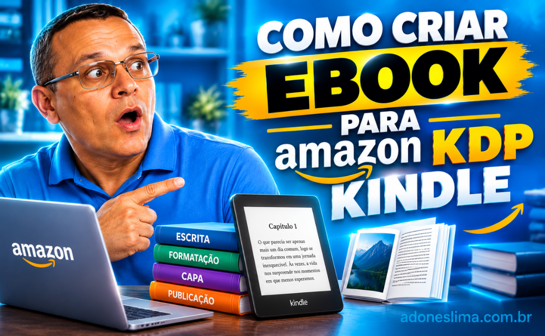 Como Criar Ebook para Amazon KDP Kindle Como Criar Ebook para Amazon KDP Kindle